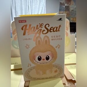 Pop Mart Labubu 'Have A Seat'.  Confirmed Ququ.  100% Authentic PopMart item.